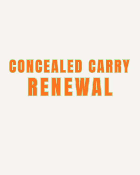 Concealed Carry Renewal